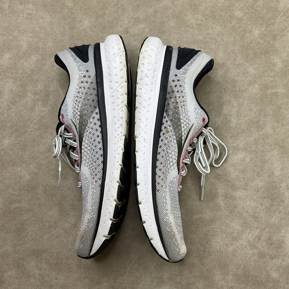 Brooks Glycerin 18 Running Shoe Gray Black Sz 10 Comfort Walking - Picture 7 of 11